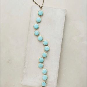 Lena Bernard Gemline Lariat Necklace Turquoise